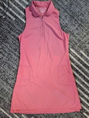 Peter Millar Sport Dress Small Dusty Pink UPF 50+ Sleeveless Golf Tennis Active